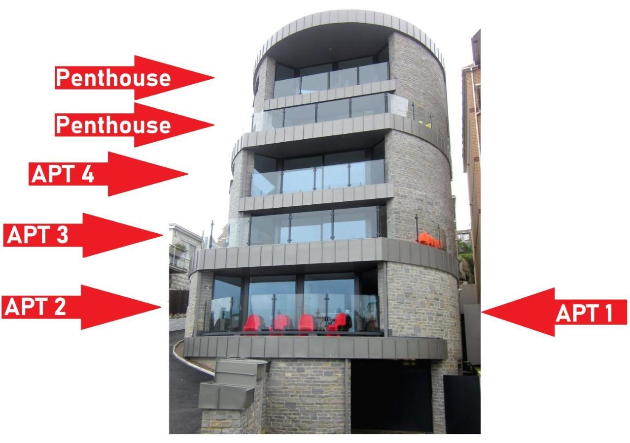 4 The View Apartments Ilfracombe - Seafront, Parking, Lift, Ev 外观 照片